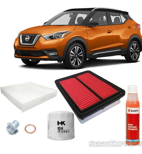 Kit De Mantencion Filtros, Tapon,etc. Nissan Kicks 2017-2021