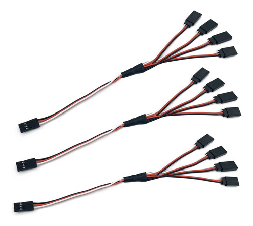 5 Piezas Jr Y Connector Servo Cable De Extensión De 3 Pines,