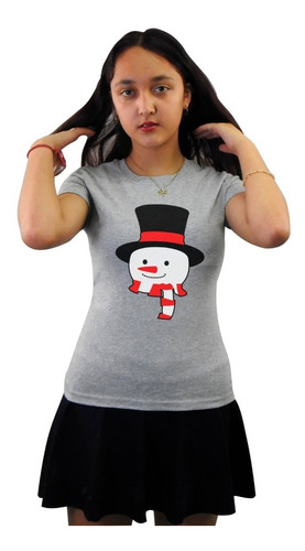 Camisetas De Mujer/muñecos De Nieve Modelos Exclusivos Cleen