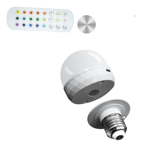 Bombilla Recargable E27 5w Para Apliques Y Lámparas Con