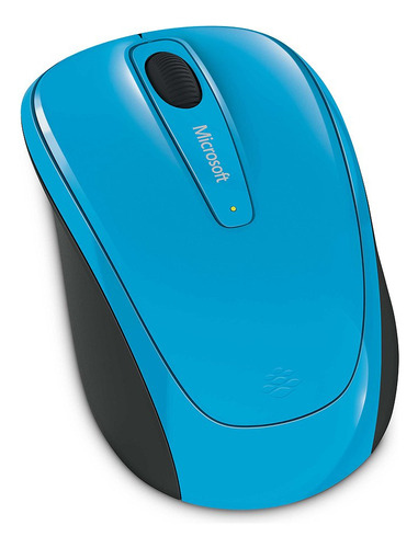 Microsoft Mouse Movil Inalambrico 3500 Azul Cian Diseño Uso