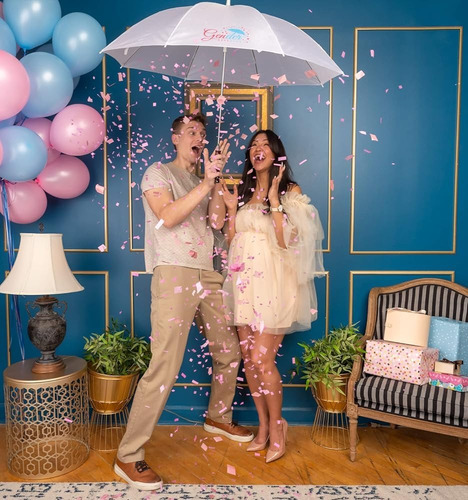 Juego De Globos Decorativos Para Revelar El Género Del Bebé Color Azul Gender Reveal Balloon