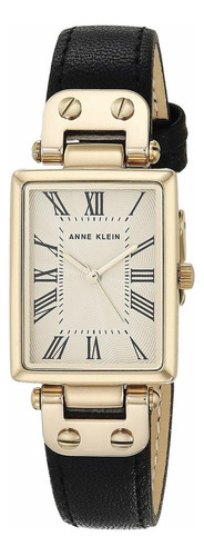Reloj Mujer Anne Klein Ak-3752crbk Cuarzo Pulso Negro En