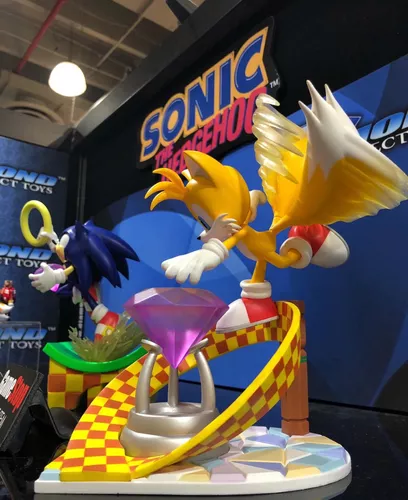 Boneco Sonic The Hedgehog - Gallery Diorama - Diamond Select Toys