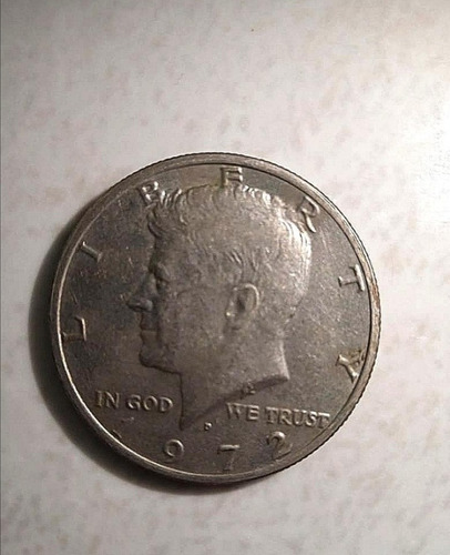 Moneda Estados Unidos Medio Dólar 1972 (Usado)