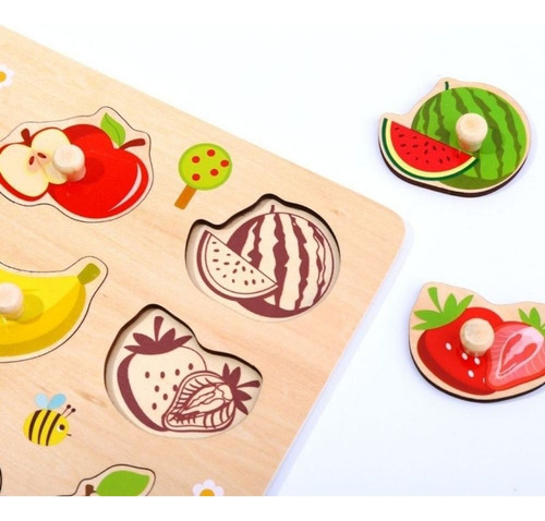 Puzzle Encastre Frutas Tooky Toy