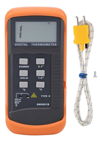 Medidor De Temperatura Digital, Termopar Tipo K De Un Solo C