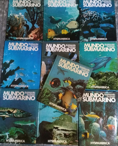 Mundo Submarino. Enciclopedia Cousteau, 10 Tomos