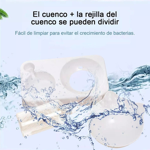 Od Recarga Automática De Agua Para Mascotas, Cuenco Doble E