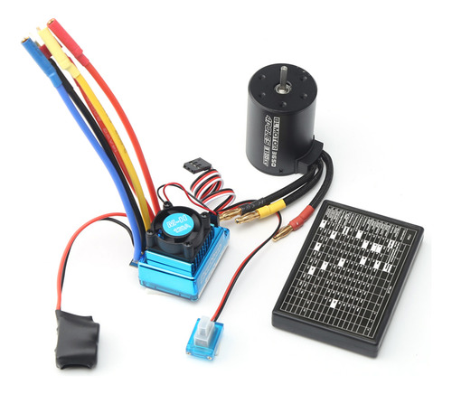 Esc Para Coche Rc 3650, Motor Sin Escobillas, 3100 Kv, 120 A