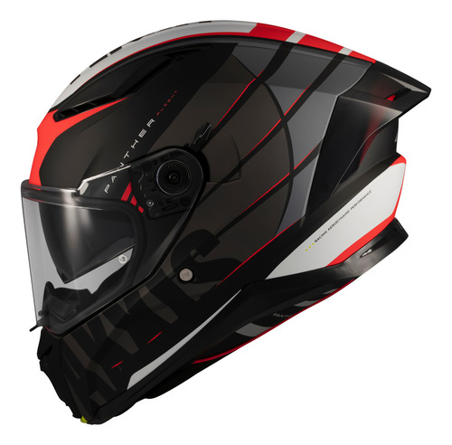 Casco Doble Visor Axxis Panther Sv Flight B5 Mate Negro Grafica Xl