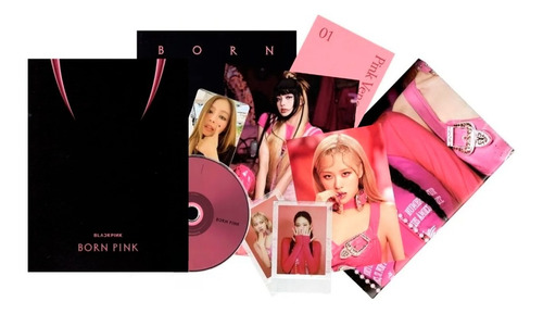 Blackpink Born Pink Kpop Deluxe Photobook Pink Disco Cd