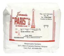 Comprar Acido Borico 1 Kg Farmacia Paris Oficial