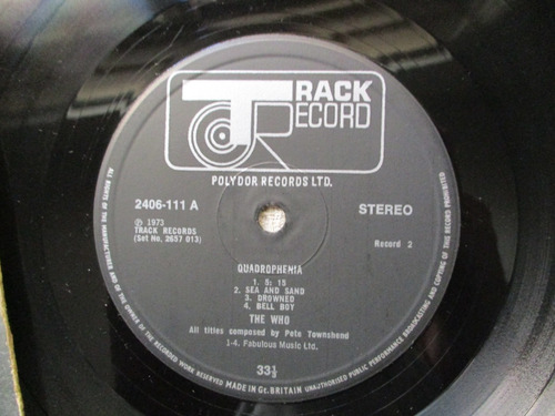 Imagen 5 de 10 de The Who - Quadrophenia (track Deluxe 2657 013) Gt. Britain