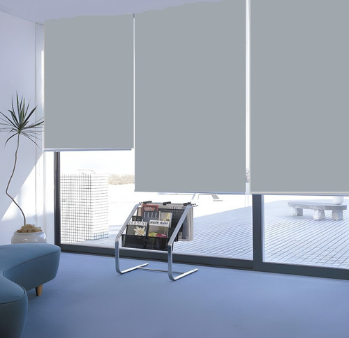 Cortina Rolo Blackout 2,60 L X 1,90 A 100% Blecaute 0% Luz