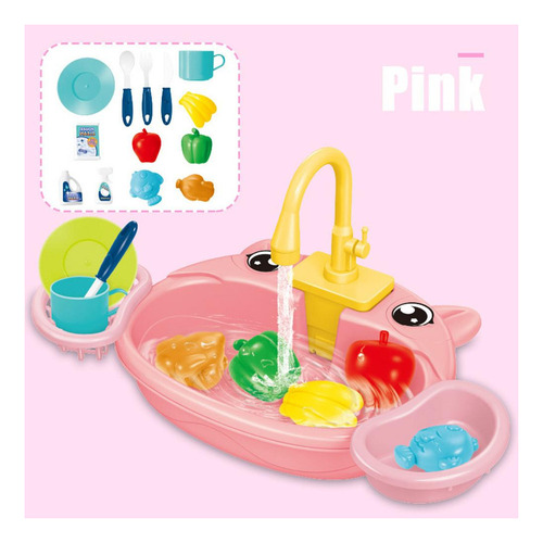 Kit Infantil Con Lavabo Y Accesorios - I Got Real Water