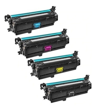  Kit 4 Toner Compatible Hp Cp 4525, Cp 4540, Cp 4525 Ce-260a