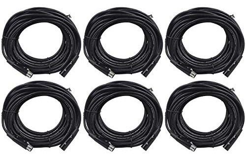 Cable Para Micrófono: 6 Rdx5m50 50' Cables 5-pin Macho-hembr