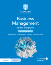 Business Management For The Ib Diploma  - Coursebook With Di