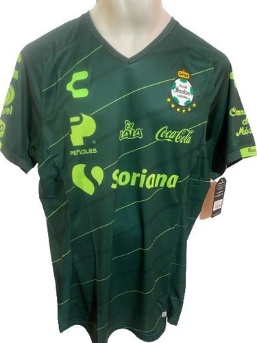 Jersey Charly Santos Laguna De Torreon Original 2020 Verde