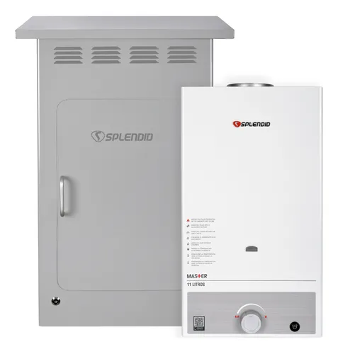 Pack Calefont 11l Tiro Natural Gas Natural + Gabinete