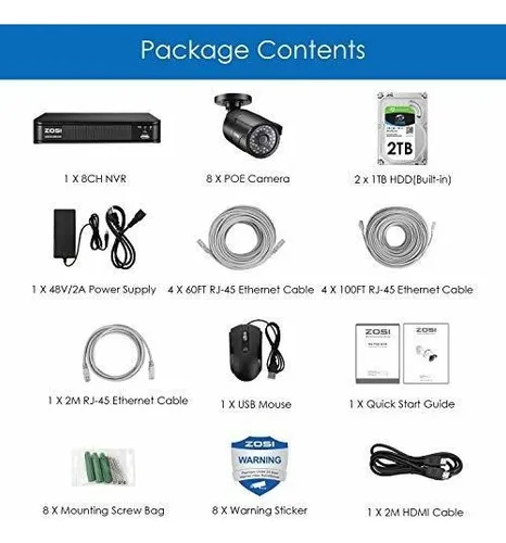 Seguridad Hogar Camara Zosi
