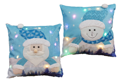 Funda De Almohada Con Iluminación Luminosa Para Sofá, Decora