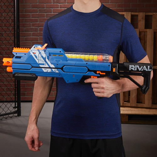 Lanzador Hypnos Xix-1200 Nerf Rival Color Azul