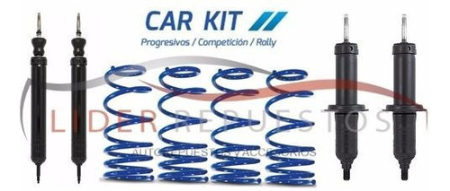 Amortiguador Y Espirales  Progresivos Kit X4 Renault 12