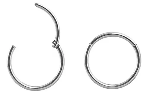 3 Piercing 15 Mm Ext. Argolla Clicker Bisagra Acero Q C:9023