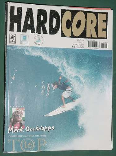 Revista Surf Hardcore Mar/00 Occhiluppo Top 16 Mejores