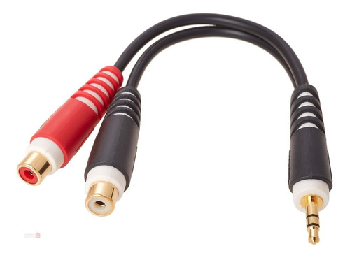 Cable Convertidor De 2 Rca A Mini Plug Stereo Klotz Ays4
