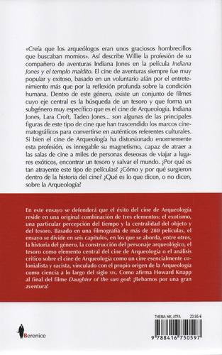 Cine y Arqueología: No Aplica, de Tejerizo García, Carlos. Serie 1, vol. 1. Editorial Berenice, tapa pasta blanda, edición 1 en español, 2023