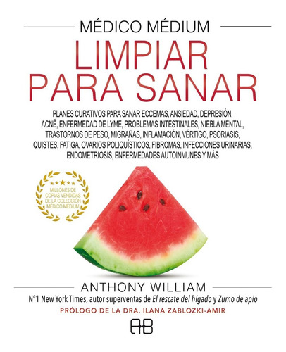 Médico Médium Limpiar Para Sanar Anthony William Tapa Dura