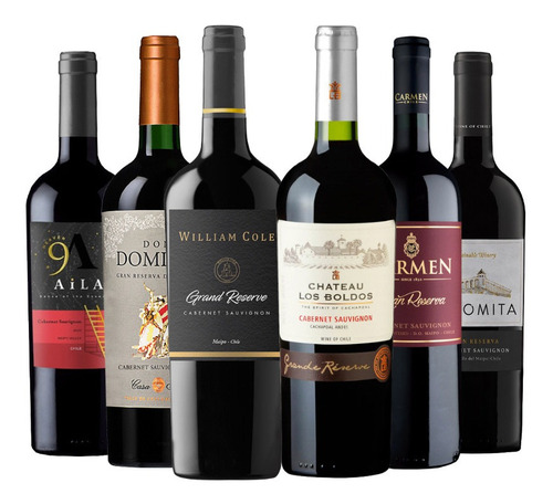 6 Vinos Top Gran Reserva Cabernet Sauvignon