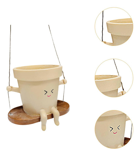 Maceta Colgante Para Jardinería, Decoración De Macetas, M