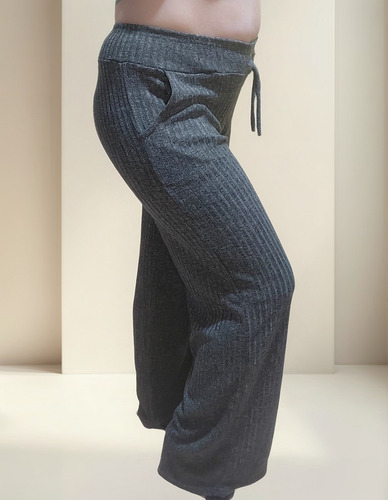 Pantalòn Palazzo De Lanilla Morley Con Bolsillos
