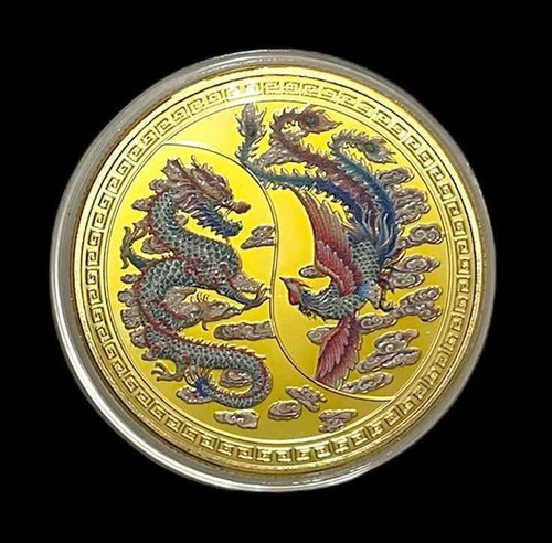 Moneda Del Dragón Ascendiente Y Resurrección Del Fénix