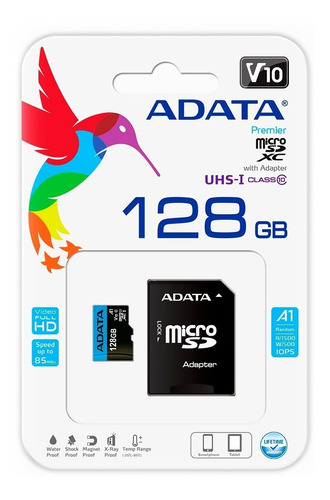 Tarjeta De Memoria Microsd 128 Gb Adata