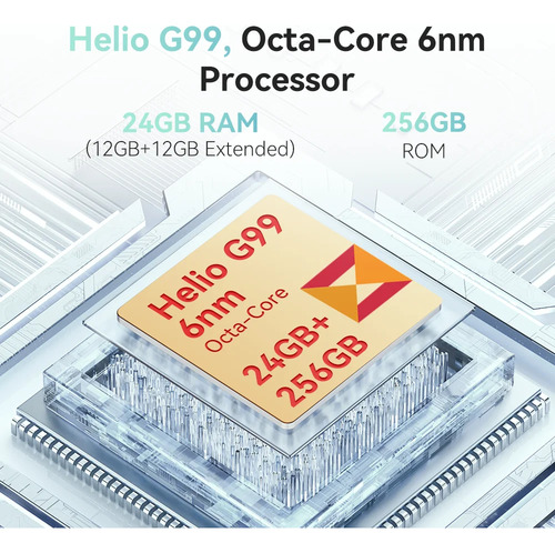 Smartphone Cubot Hafury Meet G99 De 12 Gb De Ram 256 Gb De R