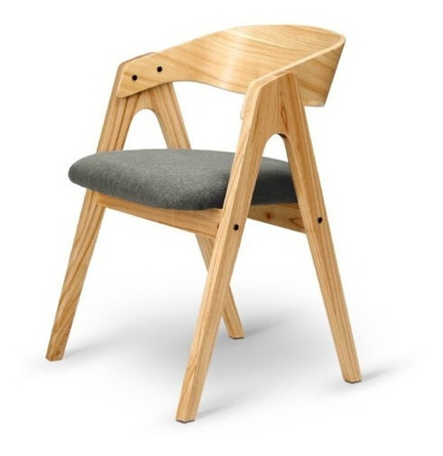 Imagen 1 de 1 de Silla Madera Maciza Traful Tapizada Valenziana Nuevelunas