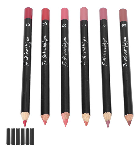 6pcs Lip Lip Liner Profesional Imploude Matte Lip Pencil Lip