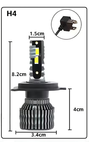 Kit Ampolletas Led Auto Camioneta 28.000 Lumenes Canbus