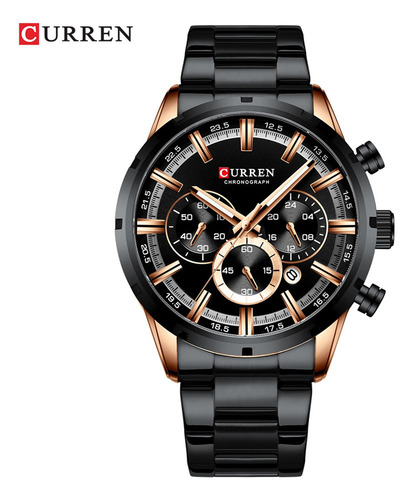 . Reloj De Cuarzo Clásico De Lujo For Hombre Curren 8355