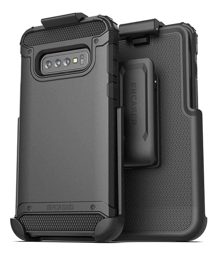 Funda Para Galaxy S10 Con Clip Para Cinturon 2019-negra