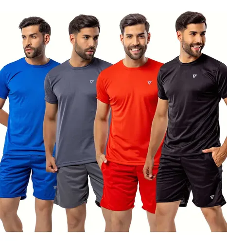 Kit 4 Conjuntos Dry Fit Academia