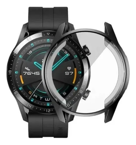 Funda + Lámina De Vidrio Compatible Huawei Gt2 De 46 Mm