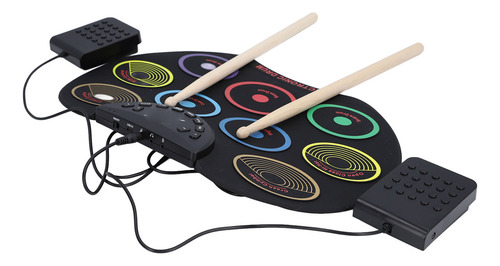 Electric Drum Set For Kids Electronic Portable Easy To Play
