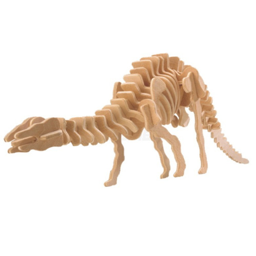 Dinosaurio Apatosaurio Rompecabezas 3d Madera Armar Puzzle