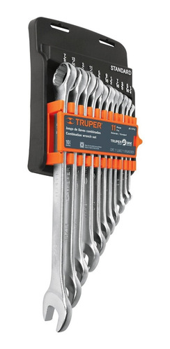 Juego Llaves Combinada Standard G 11 Pz Truper 15781